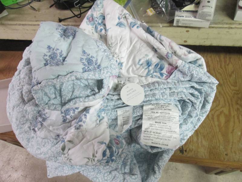 floral hand quilted cotton quilt ...