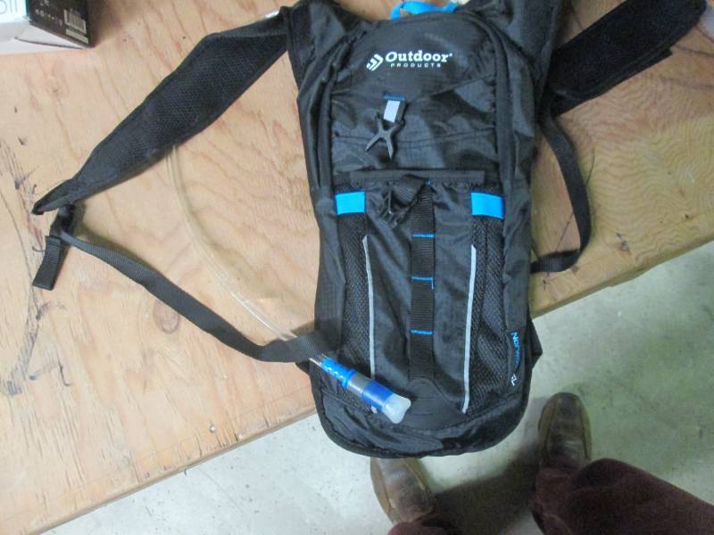 outdoor bag pack with water bottle ...