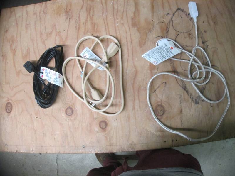 3 extension cord...