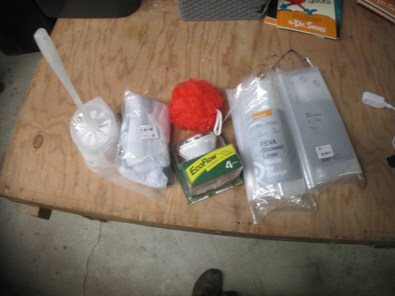 misc. lot of toilet items...