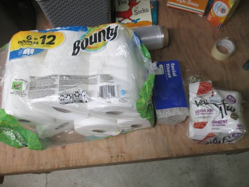 paper towel napkins facial tissue...