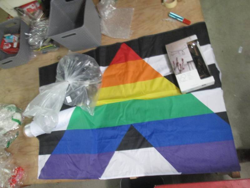 Pride flag  pair of string lights...