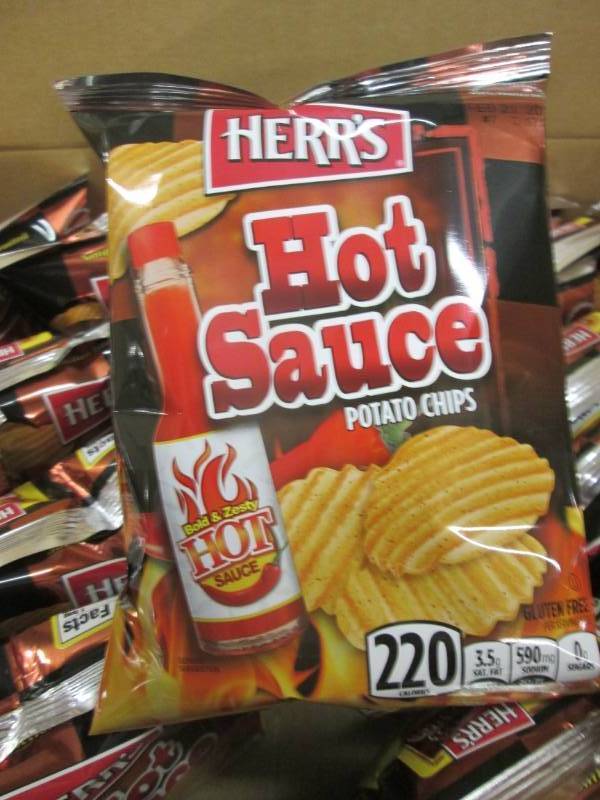 Case of 30 - 1.5oz Bags Herrs Hot ...