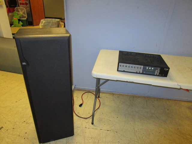 lot 353 image: TASCAM AUDIO INTERFACE WITH JBL SPEAKER