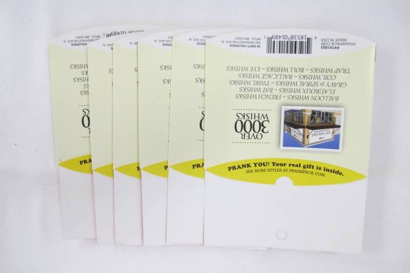 lot 119 image: 6 Pack of Prank Gift Card Holders - Just Whisks