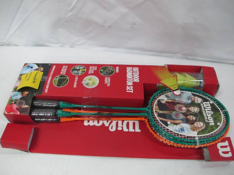 lot 28 image: Wilson Outdoor Badminton Set - No Poles Included