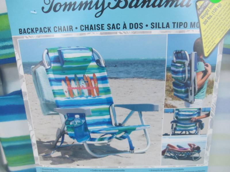 lot 34 image: Tommy Bahama Backpack Beach Chair - NEW