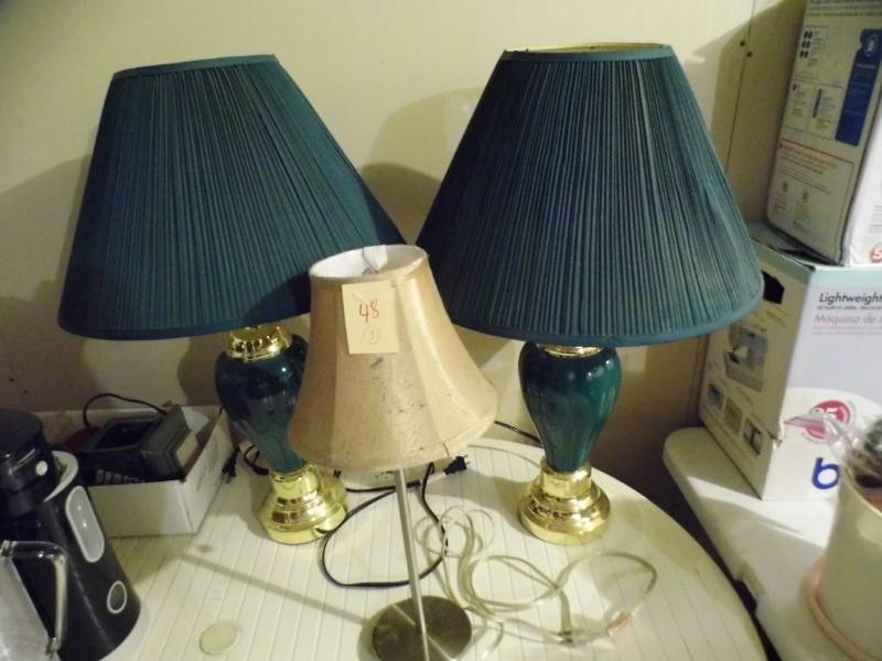 Lot of 3 Lamps
