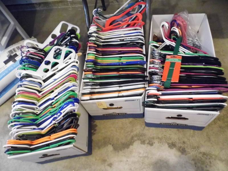 3 Boxes of Hangers