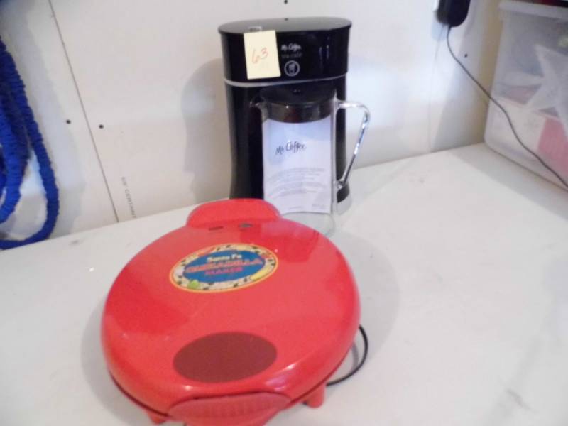 Mr Coffee Tea Maker - Quesadilla Maker