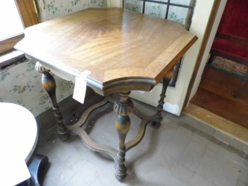 Walnut Victorian Side Table