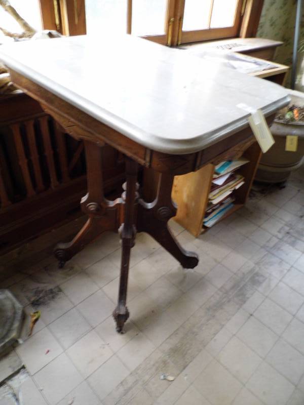 Marble Top Table