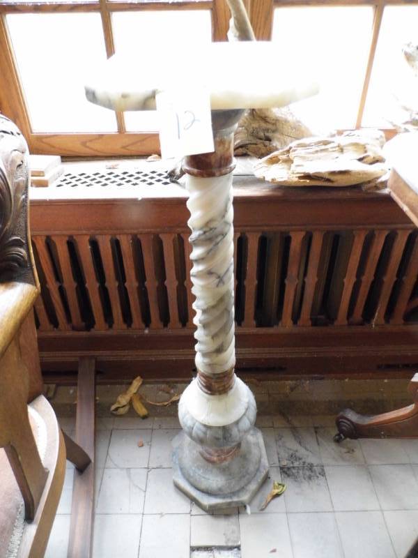 Marble Plant Stand