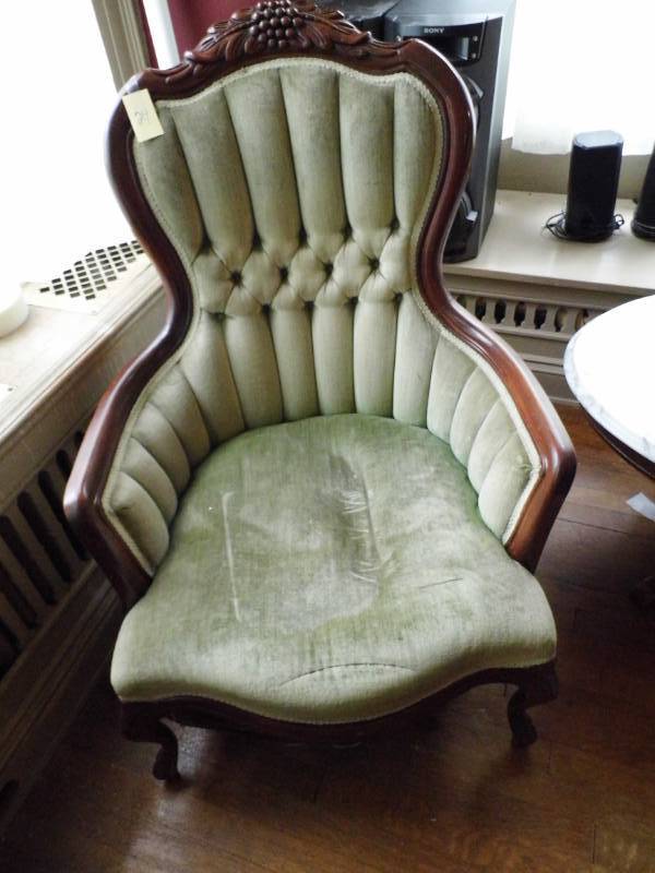Green Tufted Chair