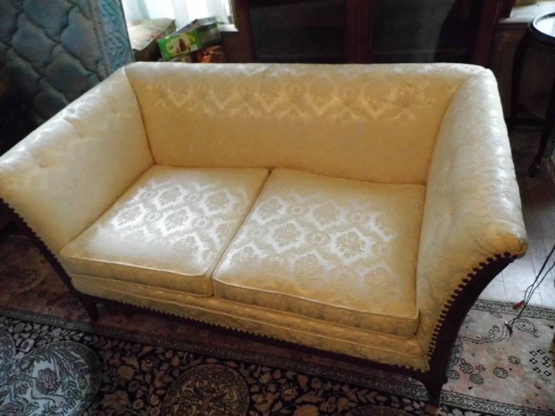 Cream Colored Love Seat