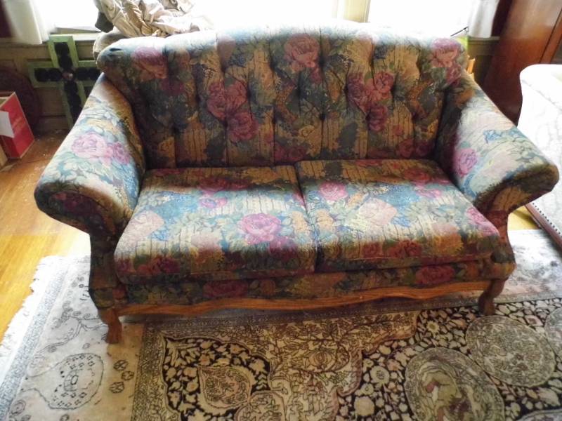 Floral Loveseat