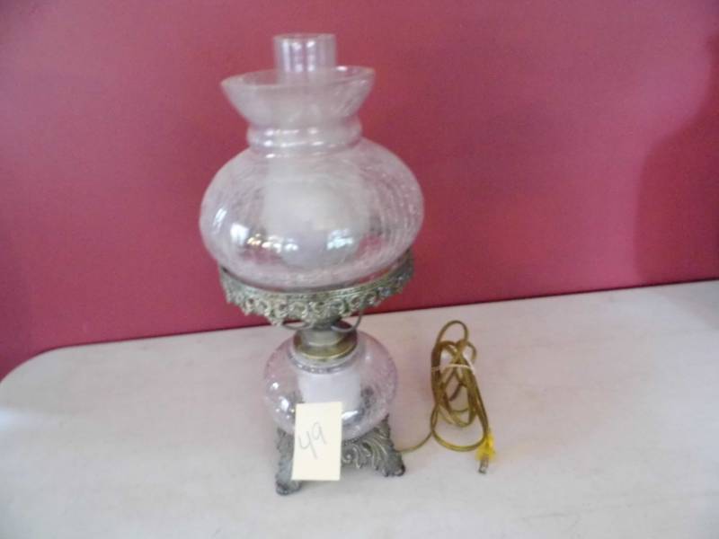 Cracked Glass Lamp
