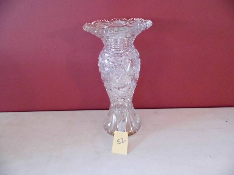Cut Glass Vase