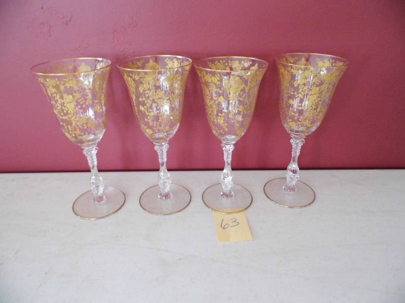 Lot of 4 Fostoria Stemware Glasses