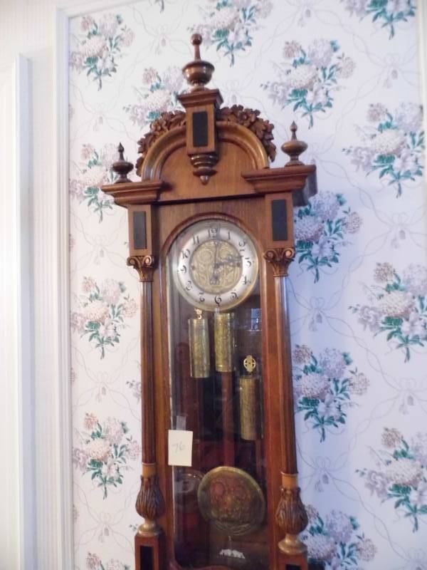English Walnut German Clock