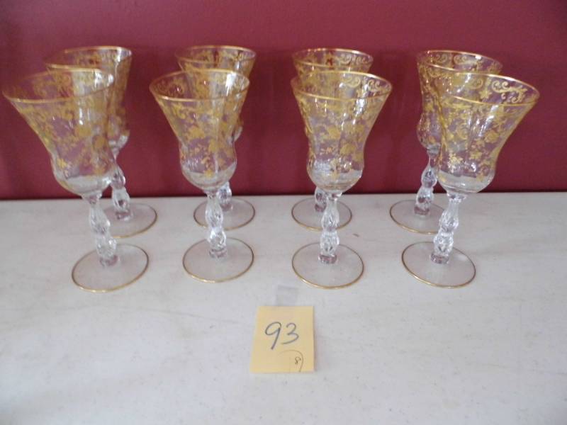 Lot of 8 Fostoria Glasses