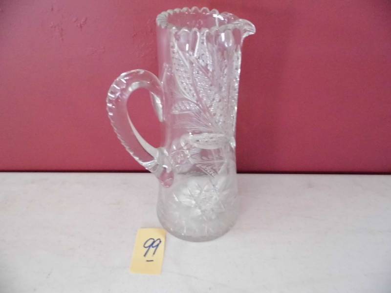 Cut Glass Pitcher