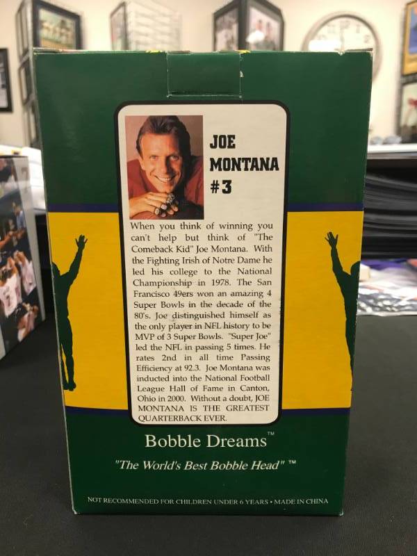 JOE MONTANA BOOBLEHEAD