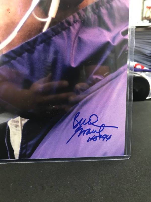 BUD GRANT AUTOGRAPHED 11X14