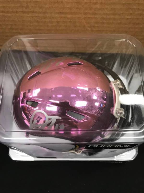 ADAM THIELEN & KYLE RUDOLPH AUTOGRAPHED MINI HELMET