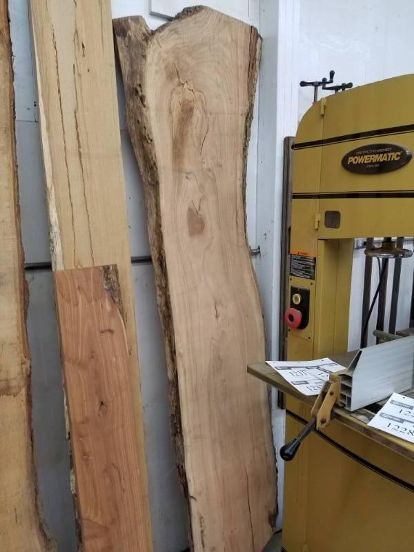lot 1227 image: Live Edge Black Locust Board
