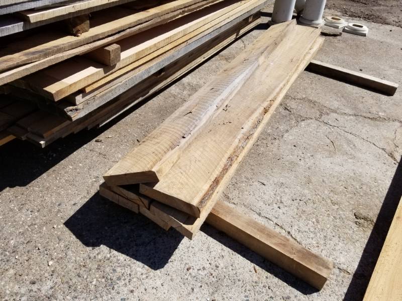 lot 208 image: Lot of (6) 8ft. White Elm Boards
