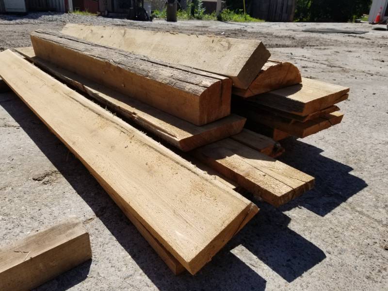 lot 1243 image: Lot of (12) Western Cedar Boards