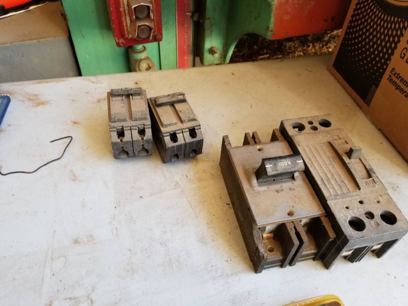 lot 1254 image: Lot of (4) GE Electrical Circuits