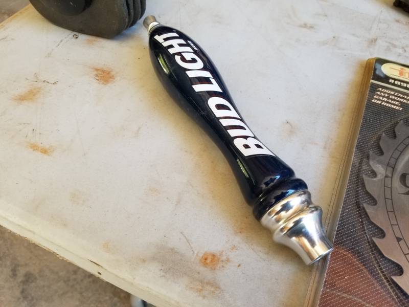 lot 1256 image: Bud Light Beer Tap