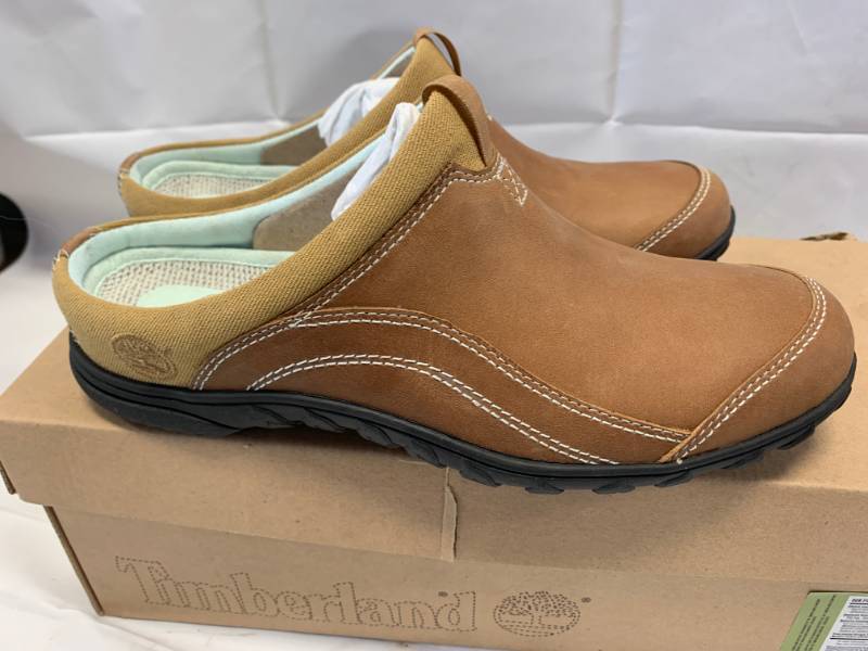 lot 55 image: New Womens Size 6.5 Timberland Shoes Clogs  $79 Retail