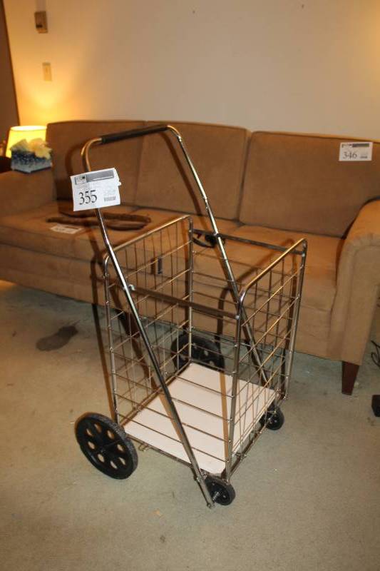 lot 355 image: Rolling Shopping Cart