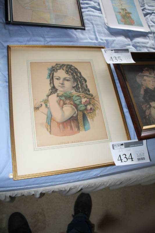 lot 434 image: Little Daisy Framed Portrait