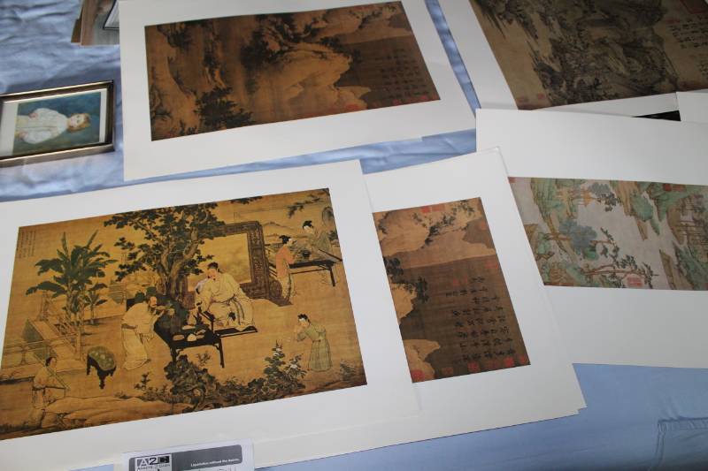 lot 442 image: Lot of (8) Oriental Prints 15x21in.