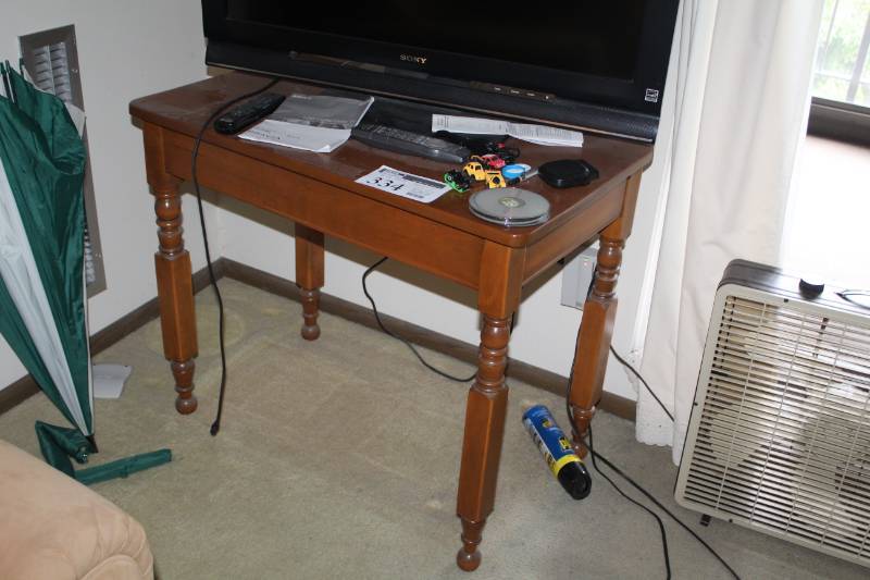 lot 334 image: Wood Sofa Table