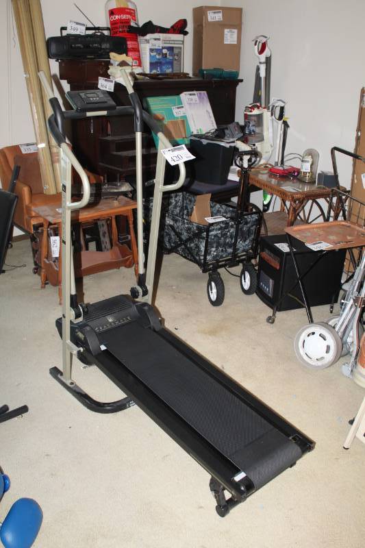 lot 420 image: Spacemate Gold Treadmill Exercise Machine