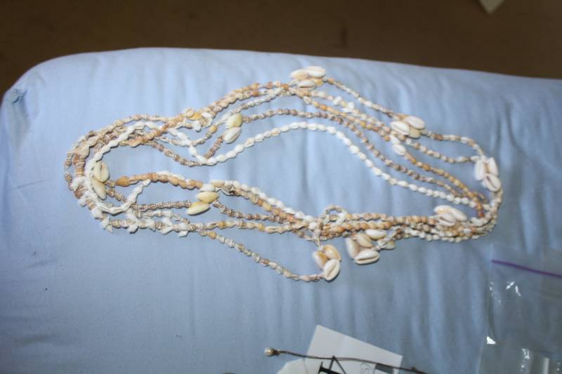 lot 484 image: Lot of (5) Womens Sea Shell Necklaces