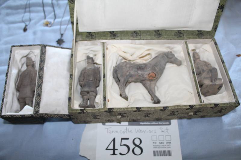 lot 458 image: Terra Cotta Warriors Set