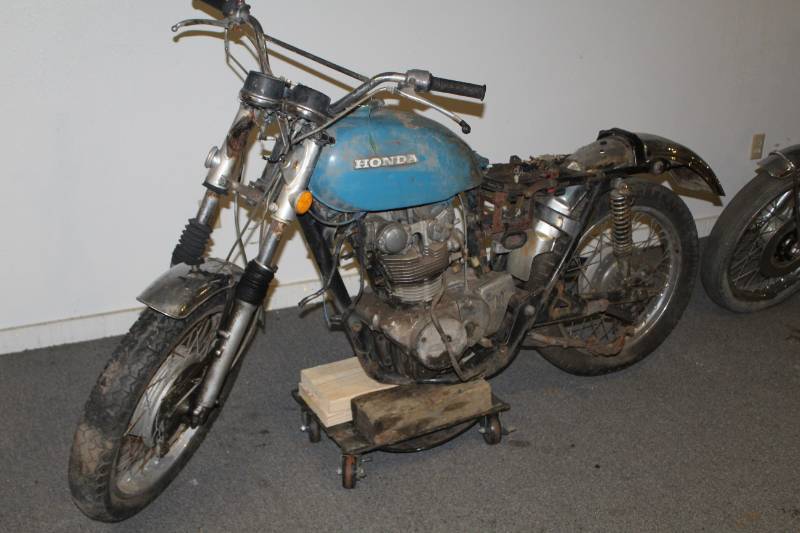 lot 118 image: 1972 Honda CL 450 Motorcycle