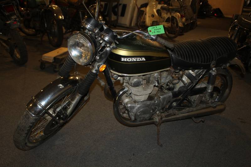 lot 123 image: 1973 Honda CB 450 Motorcycle