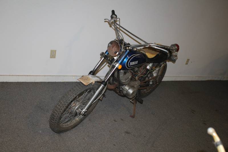 lot 134 image: 1974 Yamaha 125 AT1 Motorcycle