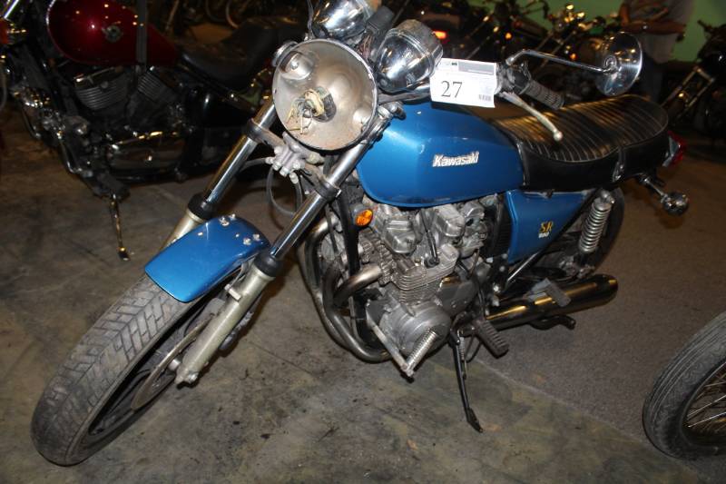 lot 27 image: 1978 Kawasaki SR 650 Motorcycle