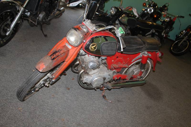 lot 202 image: 1966 Honda CA 160 Motorcycle