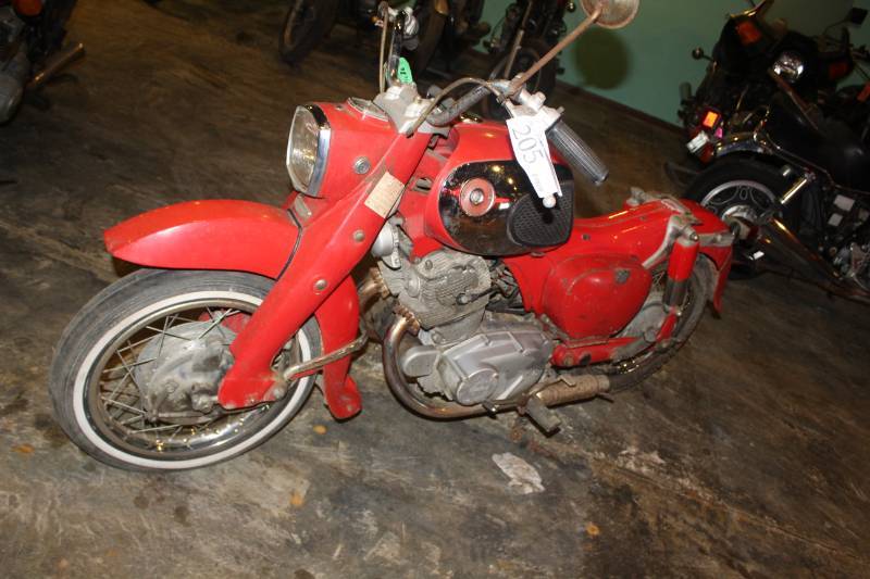 lot 205 image: 1967 Honda 305 Dream Motorcycle