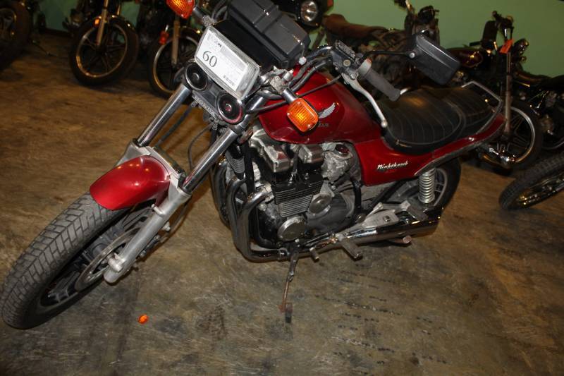 lot 60 image: 1983 Honda CB 650 SC Night Hawk Motorcycle