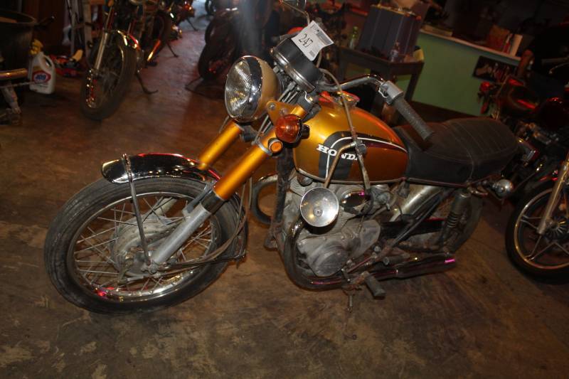 lot 247 image: 1971 Honda CB 350 Motorcycle